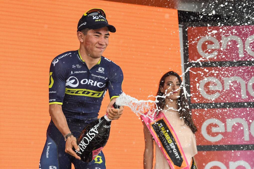 BIG NAMES: Some of Australia's top cyclists - like Bowral sprinter Caleb Ewan (shown above the 2017 Tour of Italy) - are expected to try the Wollongong course ahead of the 2022 ICU world championships. Picture: AP