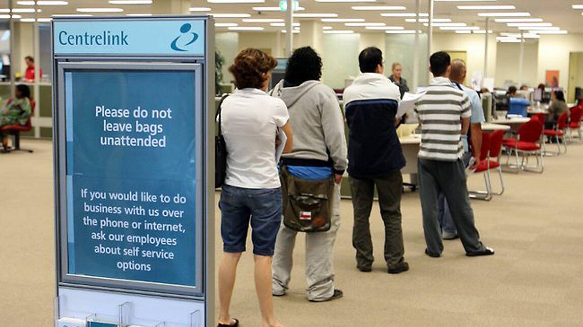 Centrelink: A great place for you to queue.