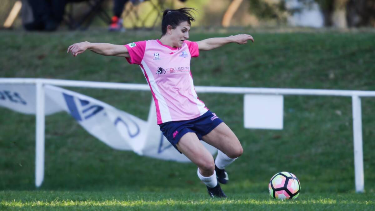 ON THE ROAD: Illawarra's Talitha Kramer and her teammates will travel to the northern beaches to face Manly United this weekend. Picture: GEORGIA MATTS