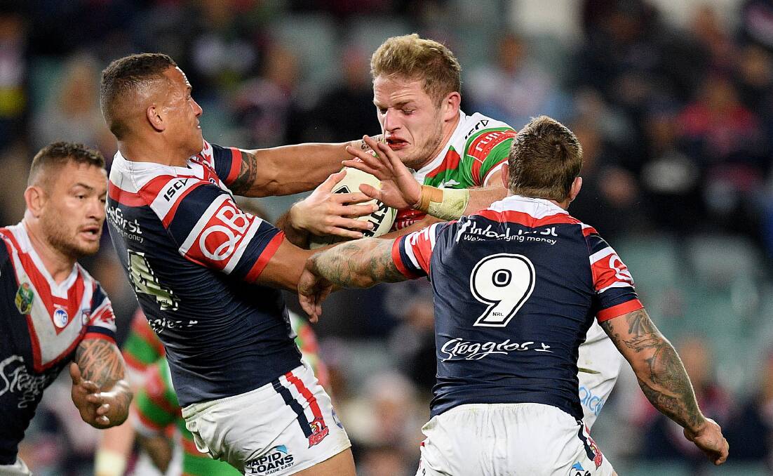 South Sydney's George Burgess has been left out of the England squad. Picture: AAP Image/Dan Himbrechts