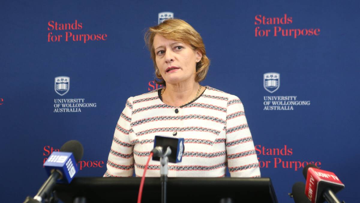 REPORT: ​University of Wollongong chief administrative officer Melva Crouch talks about the new Australian Human Rights Commission report dealing with sexual assault and harassment at Australian universities. Picture: Adam McLean