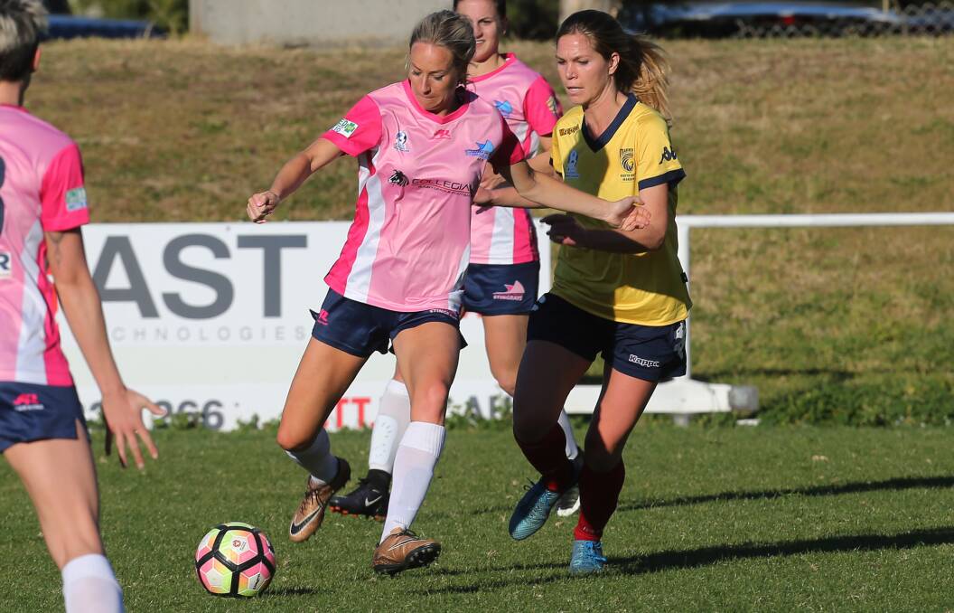 Welcome return: After missing last week, Hannah Beard will take to the field for the Illawarra Stingrays on Sunday. Picture: Robert Peet.
