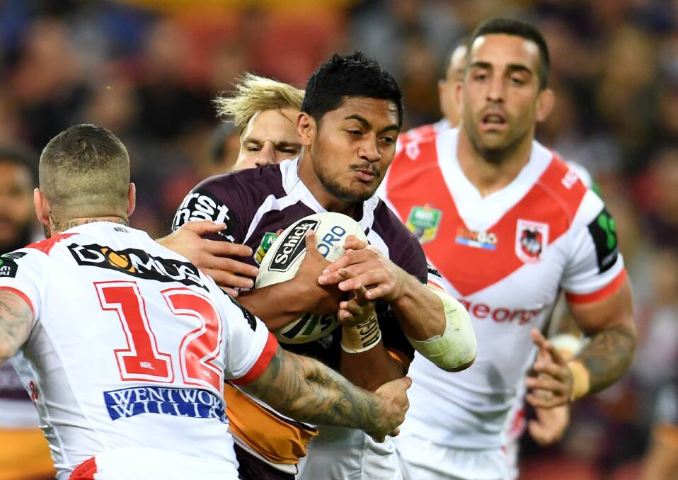 TOO GOOD: "There's no better player in open field than [Anthony] Milford." Dragons coach Paul McGregor on the Brisbane five-eight's masterclass. Picture: AAP