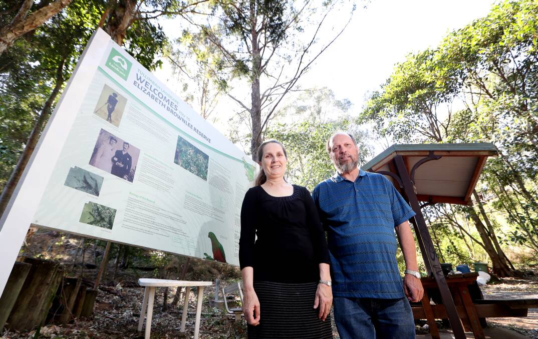 Big Day Out: Ruth Jenkins and Peter Butler are gearing up for their local bush regeneration expo. Picture: Sylvia Liber.