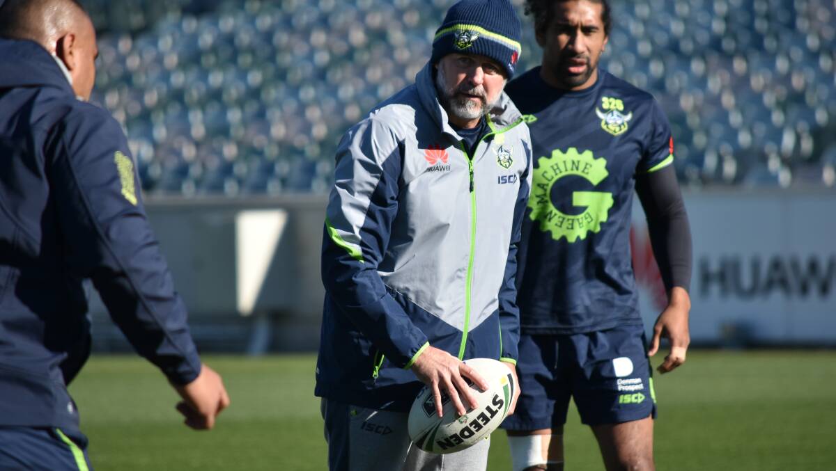 Canberra Raiders assistant coach Dean Pay