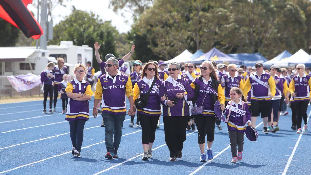 Local support: More than $200,000 was raised at the 2017 Illawarra Relay for Life at Beaton Park. 