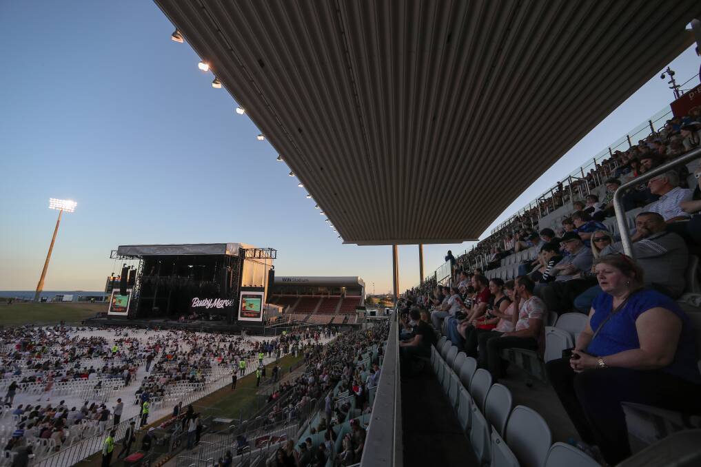 CROWD PLEASER: WIN Stadium may have received funding for stadium upgrades but the Entertainment Centre has gone without. Picture: Adam McLean