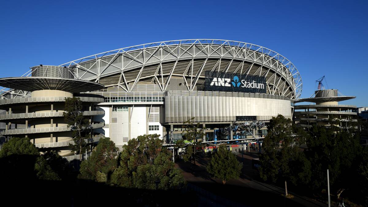 Final countdown: ANZ Stadium. Picture: AAP Image/Dan Himbrechts