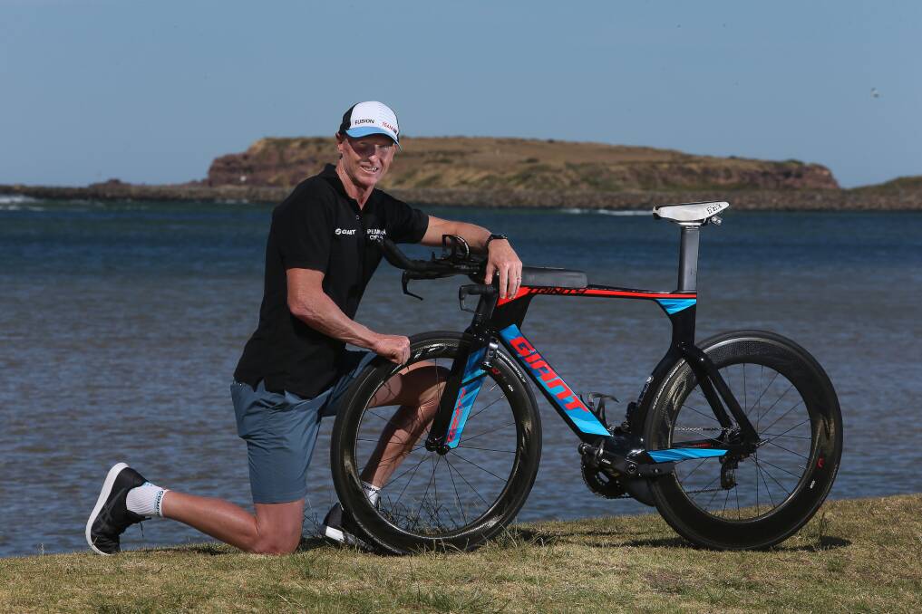 FIT AND READY: Windang's Ben Bell will tackle his fifth Hawaiin Ironman next weekend where he'll look to reclaim the world championship he won in 2015. Picture: Robert Peet
