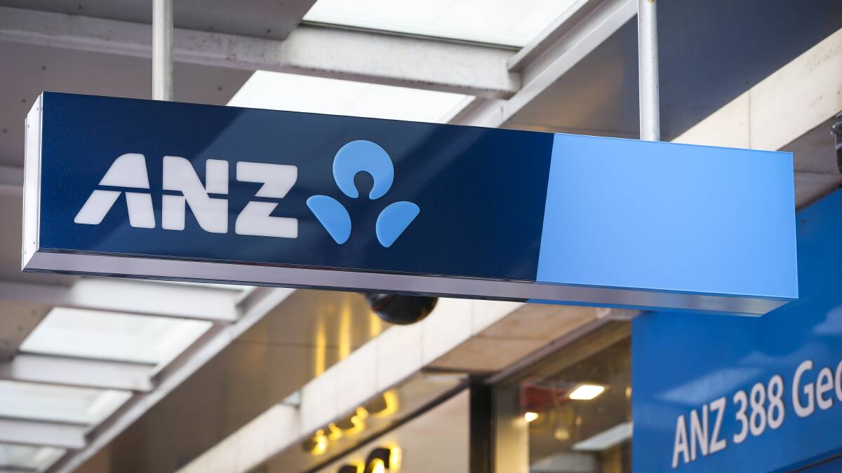 Generic photo of ANZ Bank signage in the Sydney CBD on 30th September 2017. Photograph by Katherine Griffiths