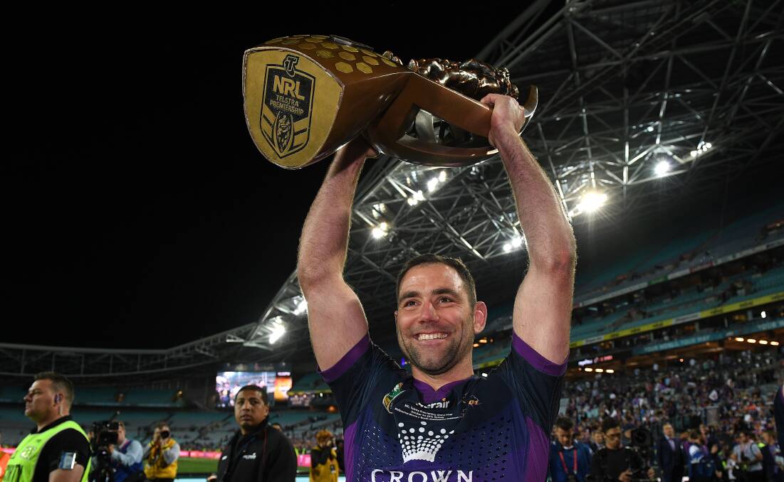 How sweet it is: Cameron Smith. Picture: AAP Image/Dan Himbrechts