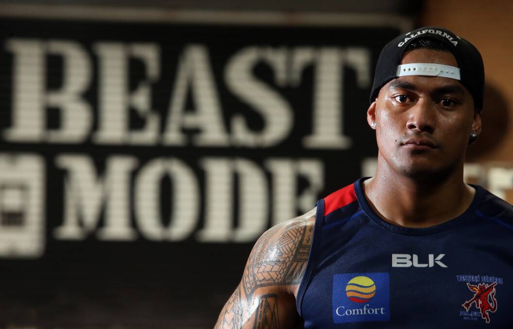 PRIDE: Junior Vaivai will pull on the USA jersey in honour of his family. Picture:  Robert Peet