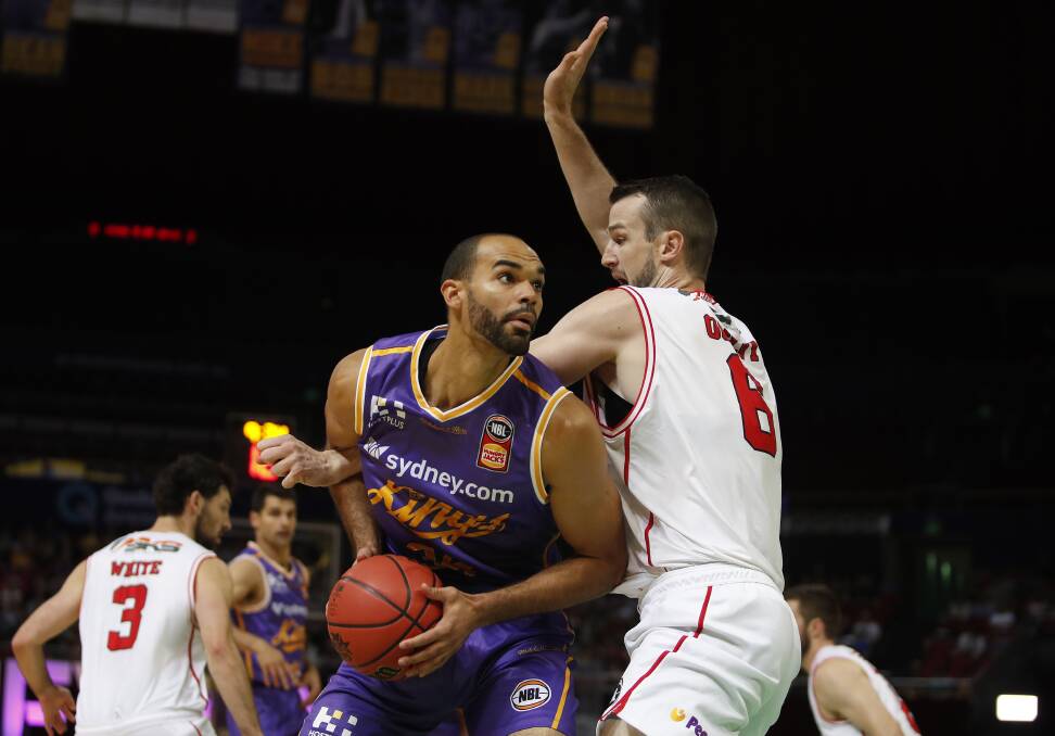 STAR MAN: Kings import Perry Ellis had 33 points in the Kings' 103-78 victory over the Hawks on Sunday. Picture: AAP