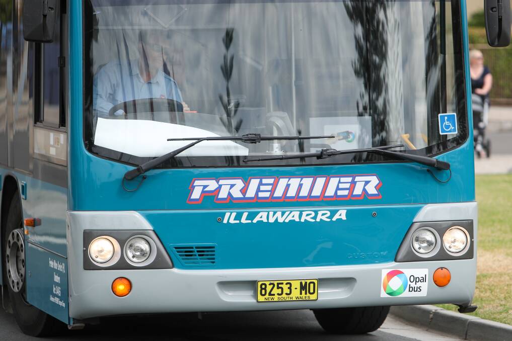 A bus designed to take people to and from the Illawarra Regional Airport has been dropped after an unsuccessful trial. Picture: Adam McLean