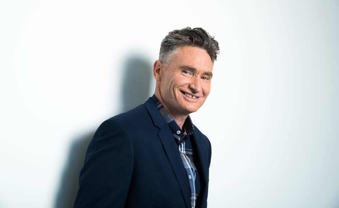 SECOND COMING: Media personality and comedian Dave Hughes returns to the Wollongong Spiegeltent this year. PictureL Janie Barrett