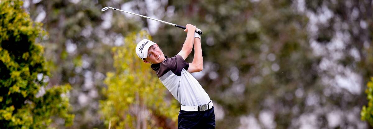 Open dream: Thomas Heaton is competing at the Junior Open Championship this week. Picture: AAP Image/Brendan Esposito