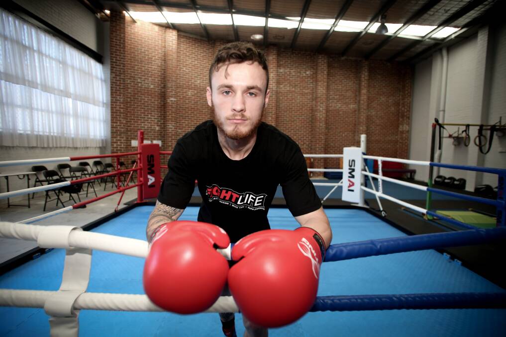 CROWNED: Wollongong middleweight Shannen Manton claimed the Australian Amateur Boxing League Novice title at Bathurst last week. Picture: Georgia Matts 