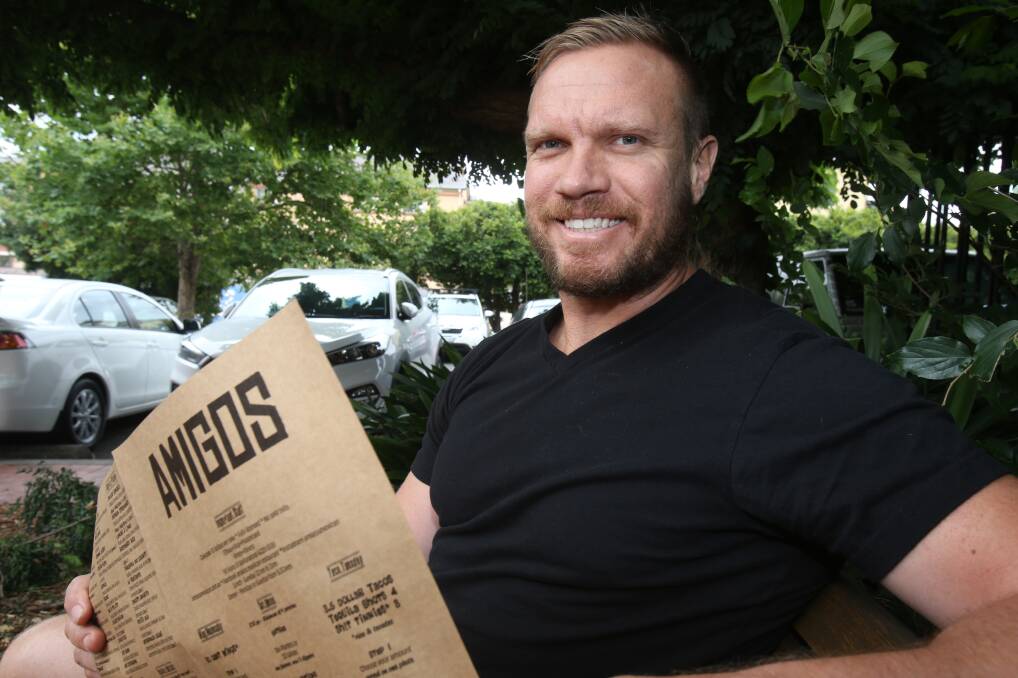 Owen Langton's Amigos restaurant is one of at least 25 businesses that have paired up with UberEATS in Wollongong. Picture: Robert Peet