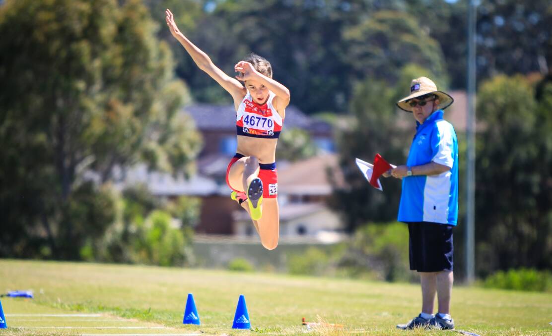 Soaring high: Delta Amidzovski has excelled across a range of athletics disciplines in recent weeks. Picture: Georgia Matts. 