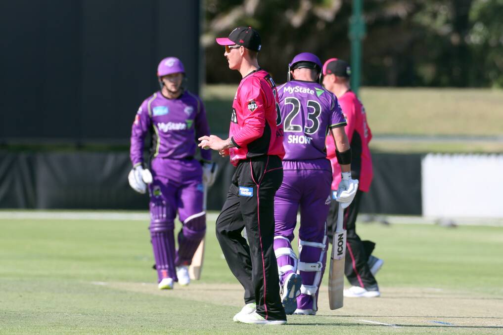NEW FOCUS: Nowra product Nic Maddinson enjoyed his return to Twenty20 cricket with the Sydney Sixers in Wollongong. Picture: SYLVIA LIBER