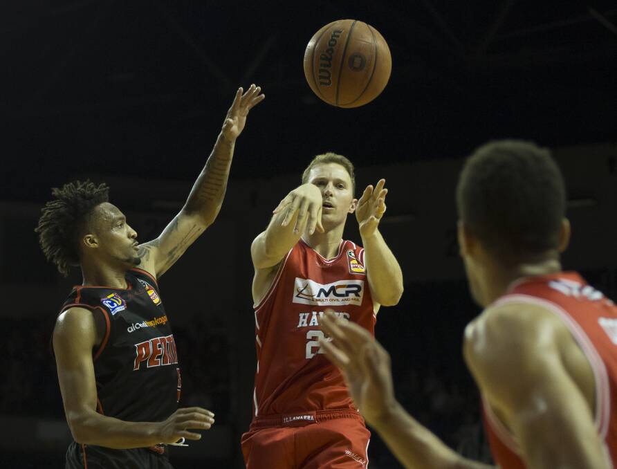 MILESTONE MAN: Tim Coenraad moved past 2000 NBL points against Perth. Picture: AAP