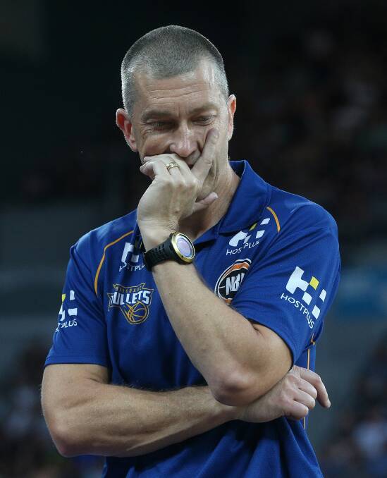 LOSING RUN: Bullets coach Andrej Lemanis. Picture: AAP
