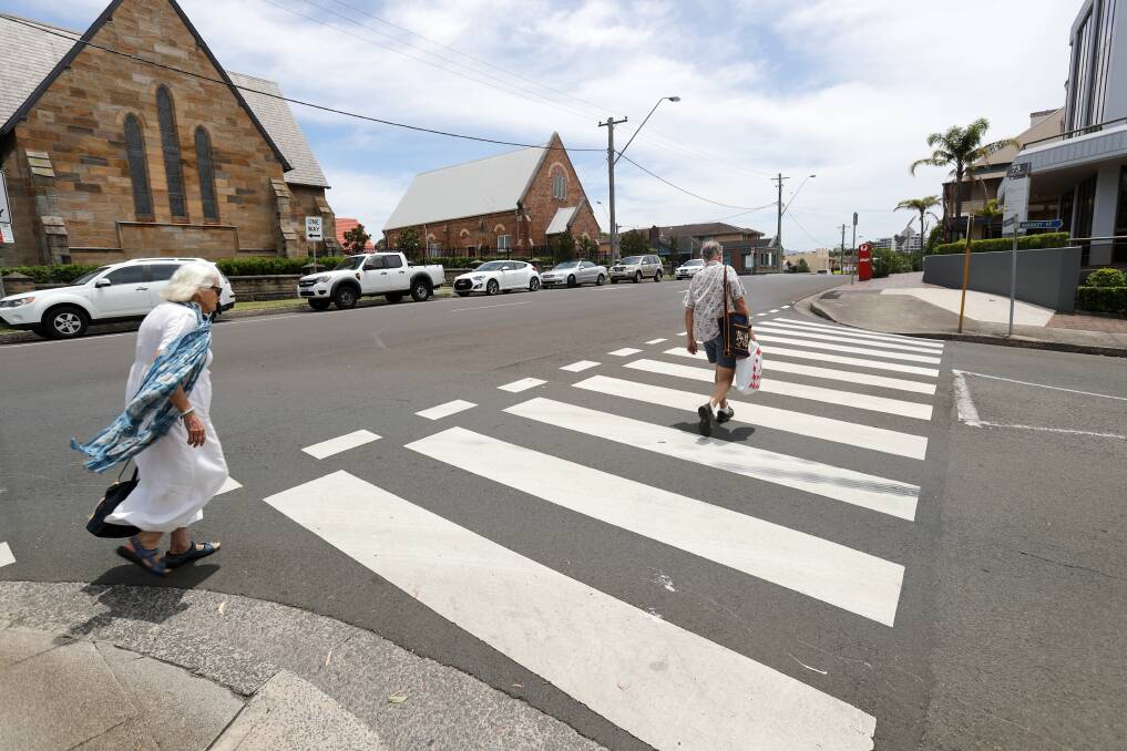 LONG ROAD: Pedestrians have been telling Wollongong City Council to prioritise footpaths each time they have been asked. Picture: ADAM McLEAN.
