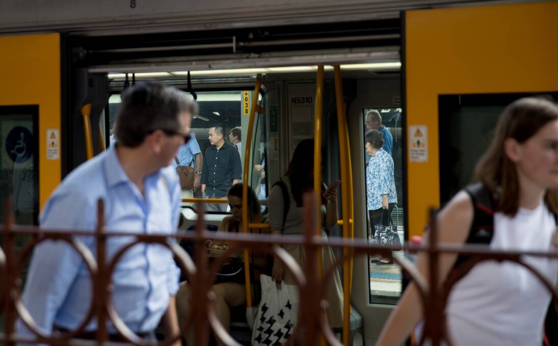 Wollongong MP Paul Scully wants to know now whether crowded four-car trains on the South Coast line will be getting extra carriages. Picture: Janie Barrett