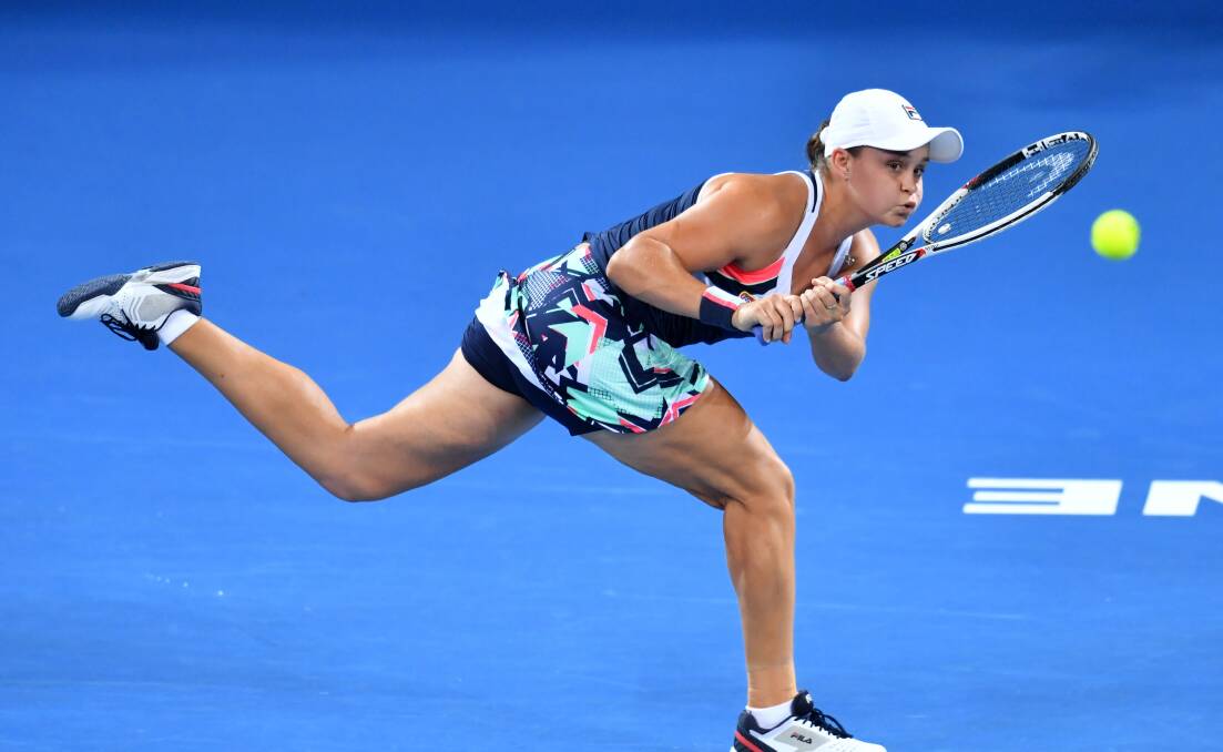 HIGH RANKING: Ashleigh Barty will face off against Ellen Perez at the Sydney International. Picture: AAP