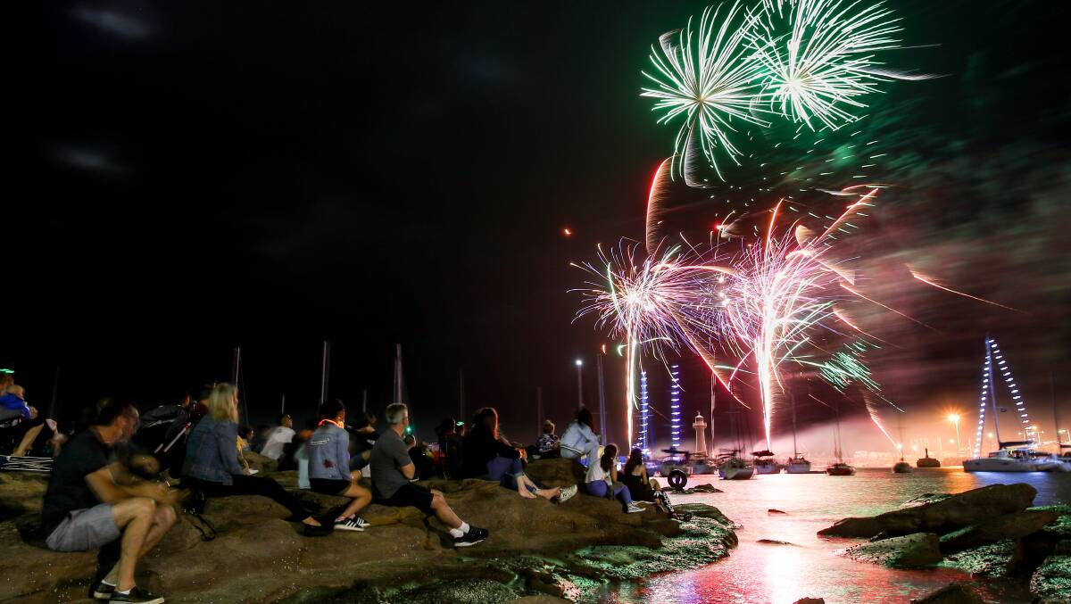 NO SHOW: People won't be able to line along Wollongong harbour foreshore to watch New Year's Eve fireworks this year now that the council has officially cancelled them. Picture: Adam McLean