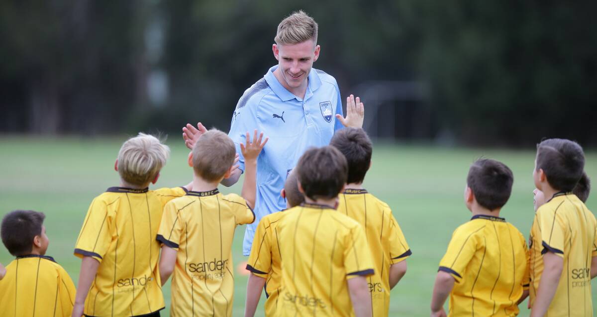 CHANCE: Helensburgh junior Aaron Calver will play for Sydney FC on Wednesday. Picture: John Veage