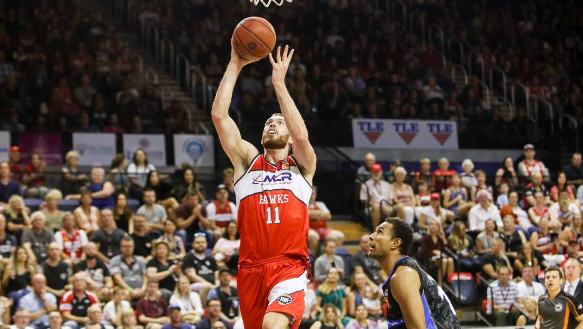 Gone: After two years with the Illawarra Hawks, Boomers talent Nick Kay has signed a lucrative deal with the Perth Wildcats. Picture: Adam McLean