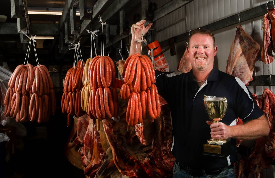 PAST MASTER: Wollongong butcher John Hastie came second in the traditional Australian category - which he won in 2018.