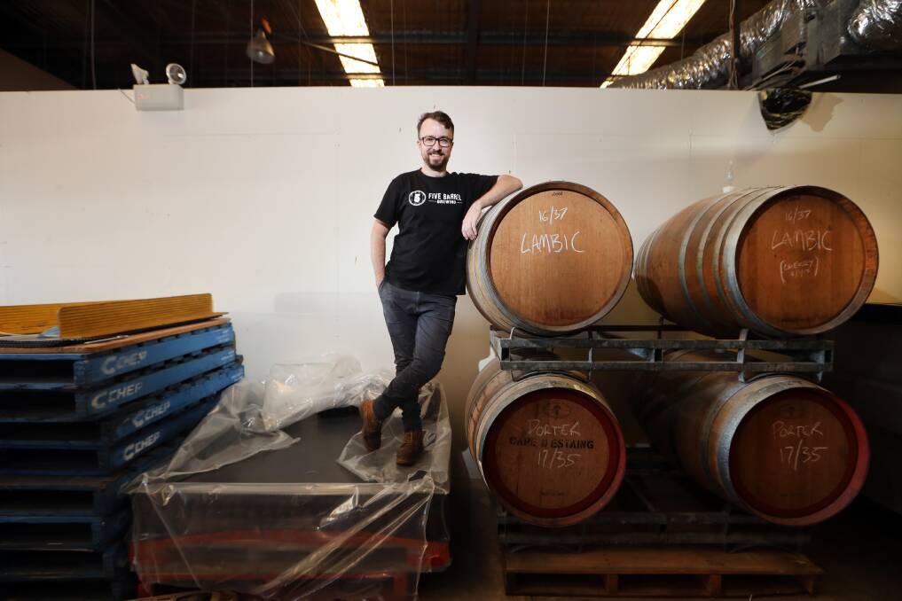 Bitter taste: Five Barrel's Phil O'Shea is critical of the government's Return and Earn scheme, claiming it has cost him business. Picture: Sylvia Liber