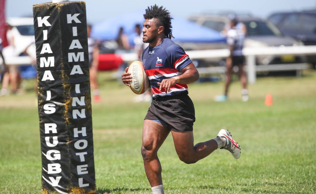 Try time: Box Hill took out the 2018 Kiama Sevens. Picture: Adam McLean.