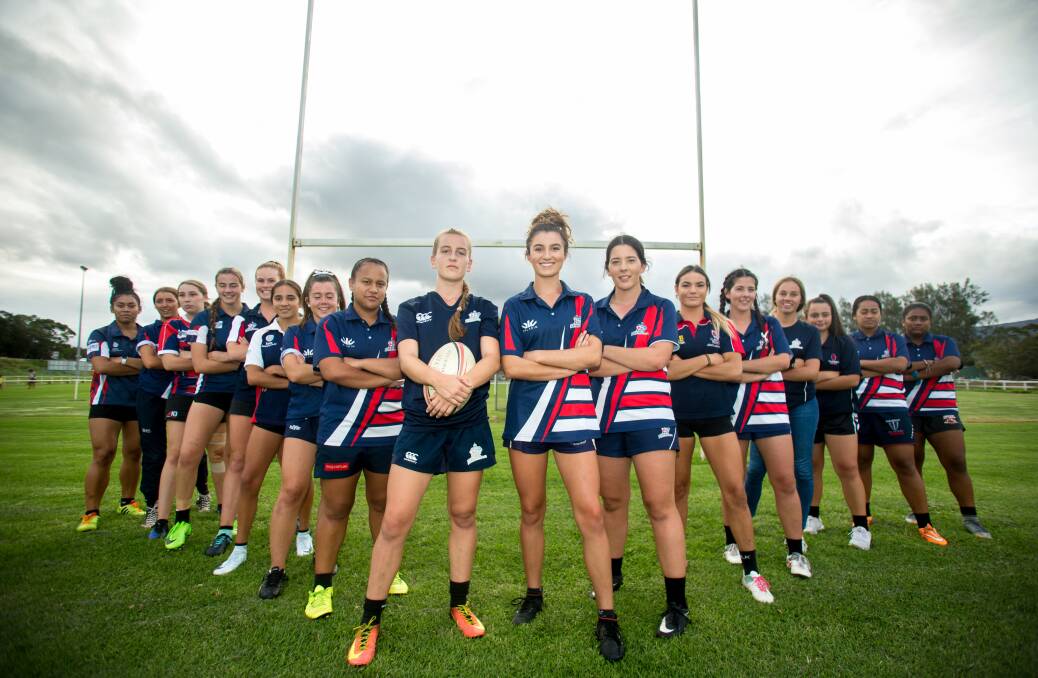 International flavour: Illawarra rugby sevens players will travel to Hong Kong for the All Girls Rugby Tournament. Picture: Georgia Matts.