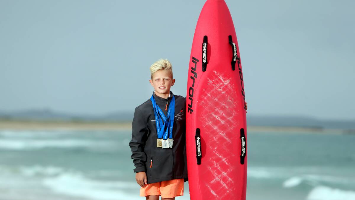 Defending champion: Warilla's Storm Balmain won gold in the board race at the NSW Championships. Picture: Sylvia Liber. 