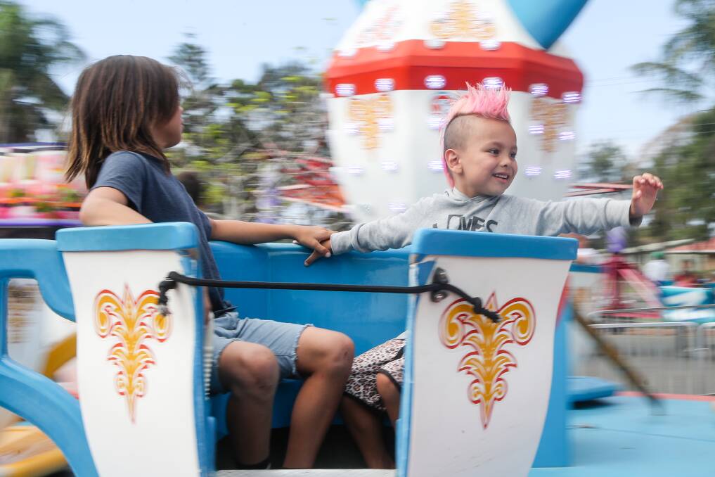 The Bulli Show Society has organised carnival rides to be setup around the showgrounds for Sunday. Picture: Adam McLean