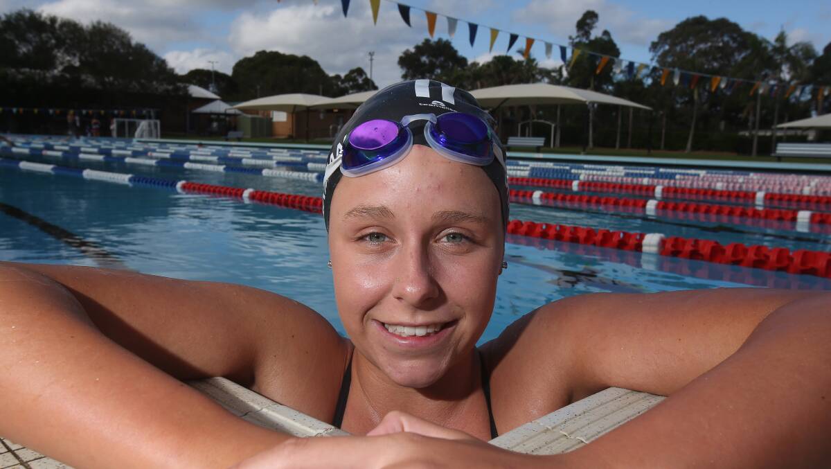 Versatile: Zara Sharman will contest five events at the Australian Age Championships. Picture: Robert Peet.