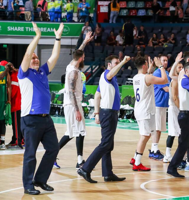 MIRACLE MAN: Rob Beveridge has overseen basketball minnows Scotland's incredible Commonwealth Games run. Picture: AAP 