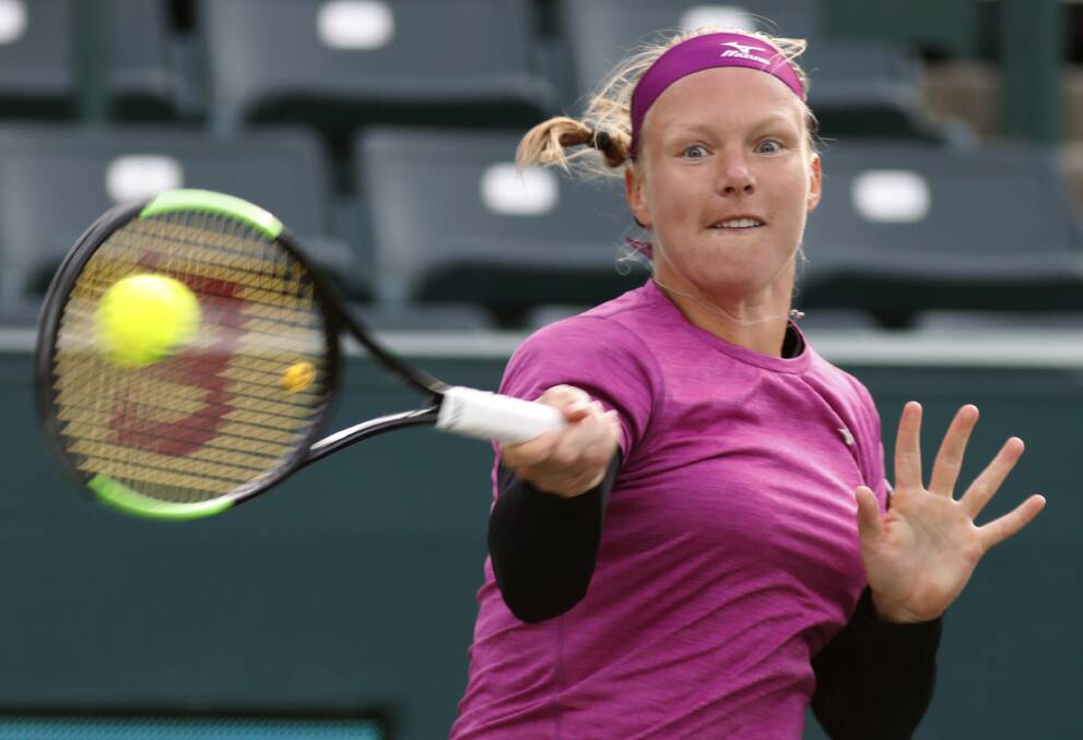 Key absence: Top-ranked Dutch woman Kiki Bertens has chosen to miss this weekend's Fed Cup tie to focus on her clay court season. Picture: AP Photo/Mic Smith. 