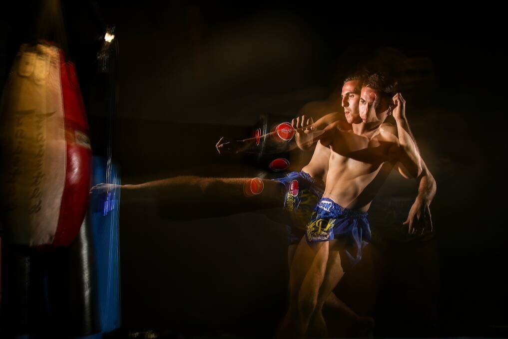 Muay Thai athlete Dave Pennimpede. Picture: Adam McLean