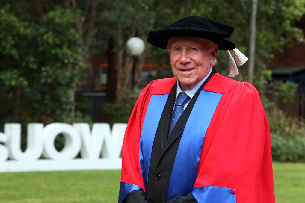 HONORARY DOCTORATE: Dr Stephen Anderson OAM. Picture: Robert Peet
