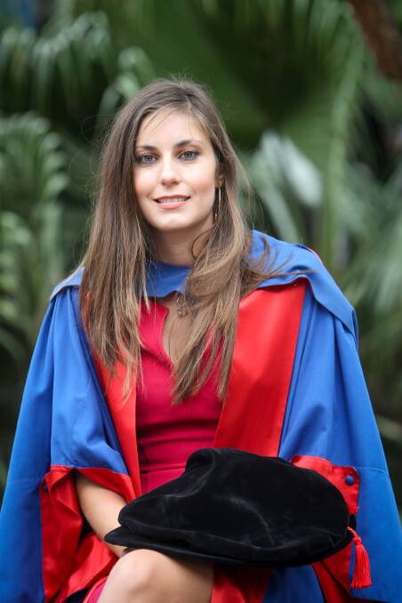EDUCATIONAL JOURNEY: Dr Myrto Mavilidi at the University of Wollongong. She also studied in Greece and the Netherlands. Picture: Adam McLean