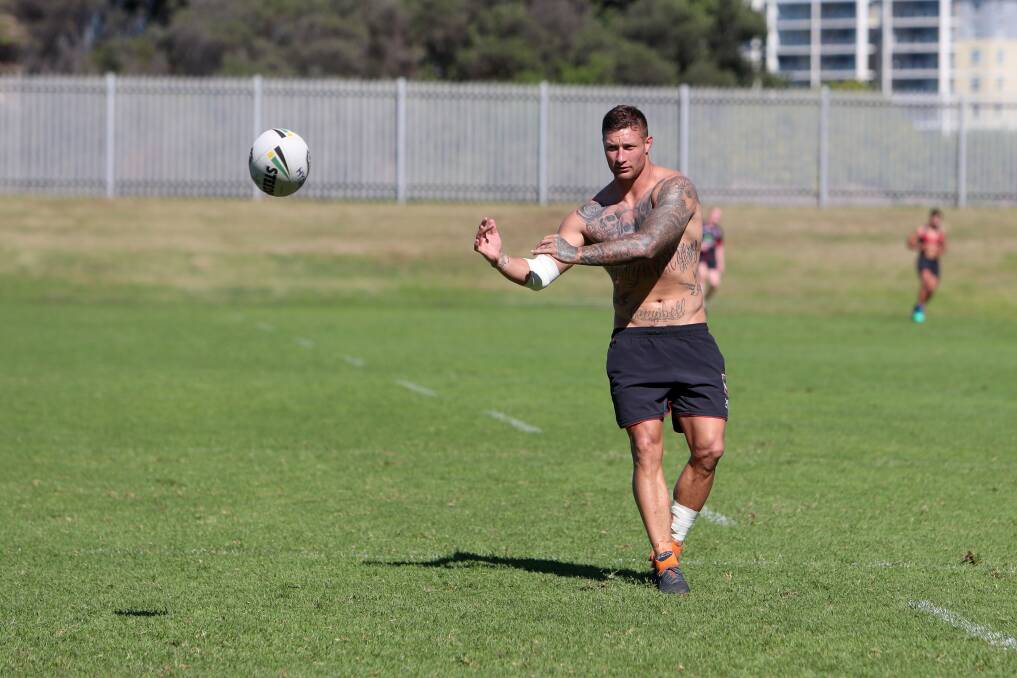 FEAR FACTOR: Tariq Sims has given opposing halfbacks nightmares this season. Picture: Sylvia Liber 