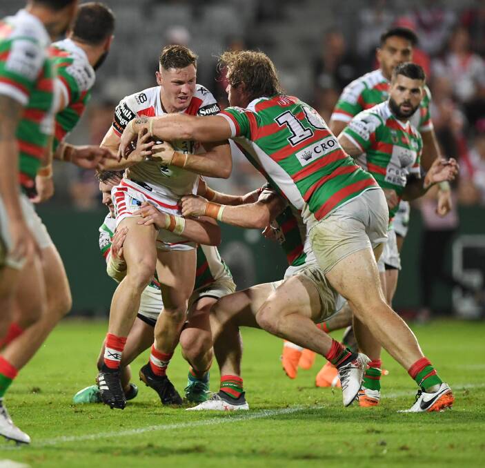 KEY COG: Dragons utility is shaping as coach Paul McGregor's one-size-fits-all solution in what's likely to be a tough rep period. Picture: NRL imagery