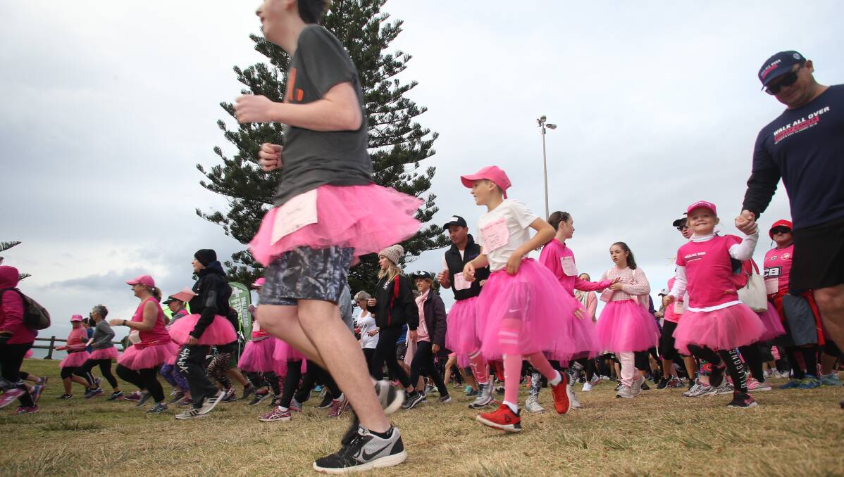 Fun run: This year's Mother's Day Classic at North Wollongong was also well attended, raising vital funds for research.