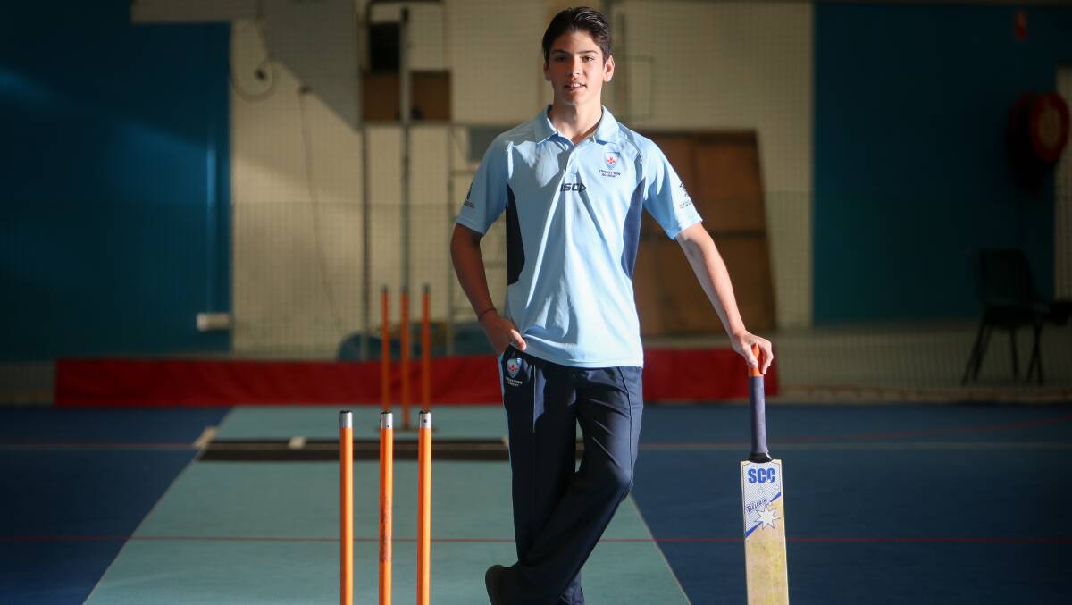 Emerging talent: Jayden Zahra-Smith has been selected in the Cricket Australia Pathways Rookie Squad. Picture: Adam McLean.
