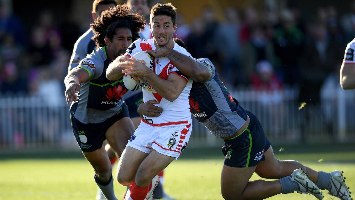 Team-first: Dragons halfback Ben Hunt. Picture: AAP Image/Dan Himbrechts.