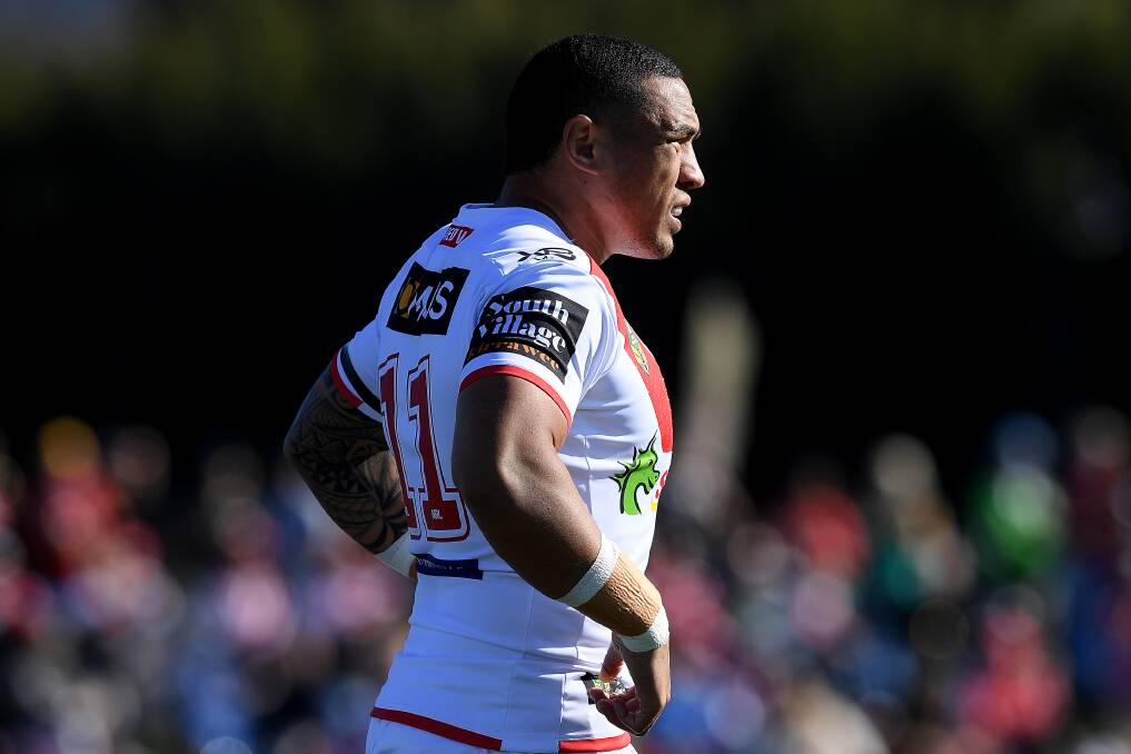 FIRE BURNS: Tyson Frizell. Picture: AAP 